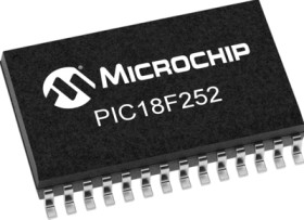 PIC microcontroller, 8 bit, 40 MHz, SOIC-28, PIC18F252-I/SO