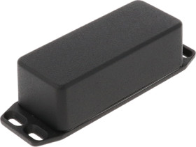 Aluminum die cast enclosure, (L x W x H) 93 x 39 x 31 mm, black (RAL 9005), IP65, 1590WAFLBK