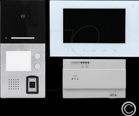 232 585 Video door phone for 2-family house, with access control