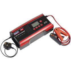 Sealey SCBC15 12/24V Compact Smart Battery Charger &amp; Maintainer 15A