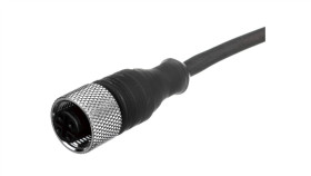 Przewód Ze Złączem Żeńskim M12 4-Pinowe Proste Z Kablem 2M Xzcp1141l2