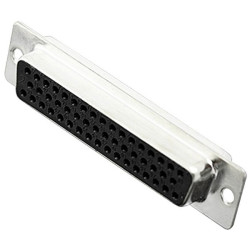 Encitech 2101-0180-15 DB50 D-Sub Receptacle 50 Pins Solder Bucket