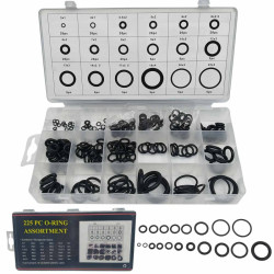 Zestaw oringów NBR oringi olejoodporne oring 18 rozmiarów 225 szt.