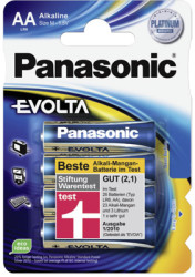 Alkali manganese-battery, 1.5 V, LR6, AA, round cell, surface contact, LR6EGE/4BP