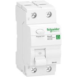 RCCB, Typ F, 2-biegunowy, 25A, 30mA, Schneider Electric, R9R Resi9 230V ac