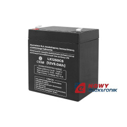 Akumulator 12V-5Ah LX żelowy