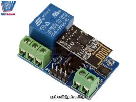 Moduł 1 przekaźnika z sterowaniem WiFi ESP8266 wersja 12V