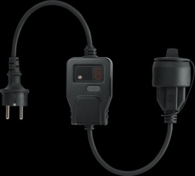 8813-004.01 Outdoor twilight switch with timer, IP44