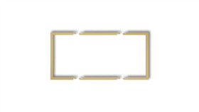 Ramka Wypełniająca Podwójna Serii Deco Złoty 29Drw-2