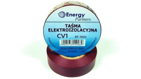Taśma Elektroizolacyjna Pcw (19Mm X 20M X 0.13Mm) Brązowa