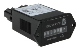 Licznik godzin 10 → 80 V DC Resetowanie Bez resetowania RS PRO Analogowa 6-cyfrowy Licznik godzin