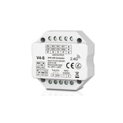 Odbiornik LED Skydance - Mono /CCT /RGB /RGB+W - 12-24V DC 4x3A - V4-S