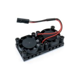 Radiator z podwójnym wentylatorem dla Raspberry Pi 4B