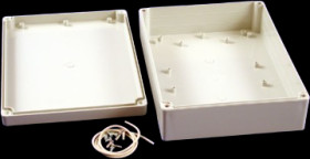 PC enclosure, (L x W x H) 220 x 165 x 60 mm, light gray (RAL 7035), IP65, RP1450
