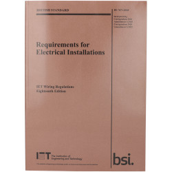 IET Publishing BS 7671:2018&#x2B;A2:2022 Wiring Regulations 18th Edition
