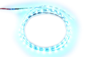 12V Flexible LED Strip (120 LEDs) - Ice Blue