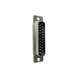 23-pin D-Sub Connector Male (Black/Silver)