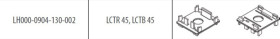 Uchwyt do montażu na szynę DIN do przekładnika LH000-0904-130-002
