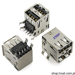 Złącze 2xUSB-A 020122MR SUYIN