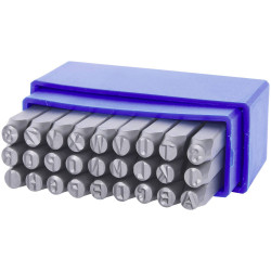 KS Tools 156.0468 Letter Stamping Set, 27 Pcs
