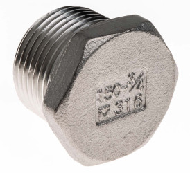 Złączka rurowa ze stali nierdzewnej gwint 1 3/4cal RS PRO Sześciokątne Wtyczka Z gwintem