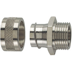 HellermannTyton 166-31002 PSC16-FM-M16 HelaGuard Metallic Conduit Screw Fitting