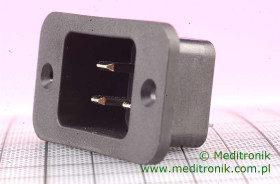 Złącze męskie C20 na panel przykręcane końcówki do lutowania