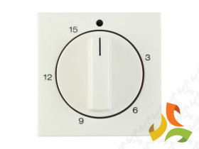 B.Kwadrat/S.1 Płytka czołowa z pokrętłem do mechanicznego wyłącznika czasowy 0-15min krem połysk 16328982 HAGER