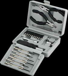 WZ0023 Werkzeugsatz, Zangen, Schraubendreher, Feinmechaniker, 25-teilig