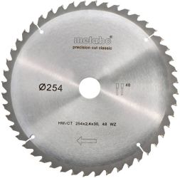 Tarcza tnąca Metabo precision cut wood - classic 254 x 30 mm 1 szt.