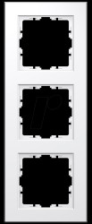 402729008 Cover frame three-w. HK07, pure white