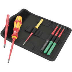 Wera 05006603001 Kraftform Kompakt VDE 7 extra slim 1 Tool Finder 7 pieces