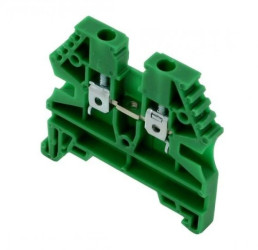 Złączka szynowa 2-przewodowa 4mm2 zielona ER4GREEN