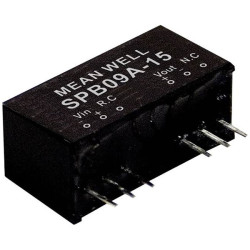 Mean Well SPB09C-15 DC/DC converter 600mA 9W 1 output 1 piece