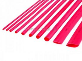 Koszulka termokurczliwa RC- 2,4/ 1,2 czerwona