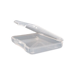 Plastikowe pudełeczko 68x52x12mm - zamykany pojemniczek - Organizer