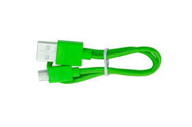 USB A to Micro USB Cable (30cm, Green)