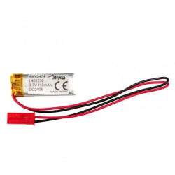 Akumulator Li-Po 3,7V 110mAh PCM złącze JST 2.54 2Pin 150mm AKY0474 LP401230