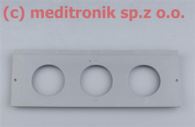 Płyta do montażu do 3 sztuk przyrządów klasycznych w puszce podłogowej KOPO