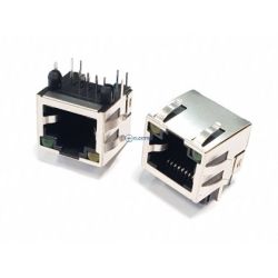 Sieciowe gniazdo RJ45 do druku h:12mm z LED