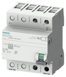 Wyłącznik różnicowoprądowy eMobility 1P+N 40A 30mA 6mA DC Typ F 230V SENTRON 5SV3324-3KK60