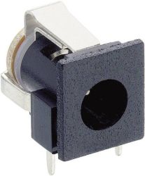 Gniazdo zasilające montażowe Lumberg NEB 1 R, 3 A, 34 V, O 1.9 mm, 2-pin