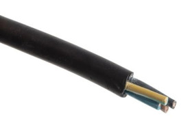 Sieciowy kabel zasilający 4 Core CPE Sheath Czarny 11.1mm od , 450 V, 750 V