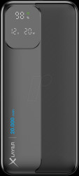 220548 Power bank, LiPo, 20,000 mAh, 2x USB-A, 2x USB-C, black