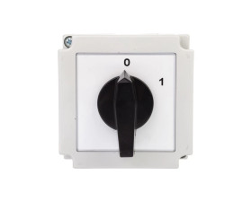 Łącznik krzywkowy 0-1 2P 25A w obudowie 4G25-91-PK R114 63-840395-031