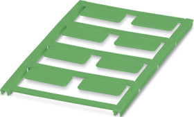 PA device marker, (L x W) 12.1 x 26.9 mm, green, sheet with 8 pcs, 0830854