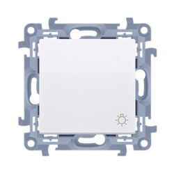 SIMON 10 Wyłącznik łącznik zwierny światło do ramki biały CS1.01/11