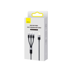 Złącze USB/USB-C/micro-USB/Lighting wt-wt 3w1 BASEUS Rapid 1,2m / CAXS000001