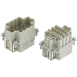 Harting 09160752001 Han Connector Crimp 1pc simplifies control cabinet install