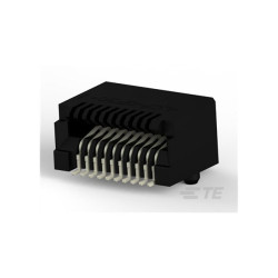 TE Connectivity 1888247-2 I/O Connector Female 20 Positions 15u Gold Shrouded